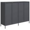 Stylish Anthracite Sideboard - Cold-rolled Steel 135x39x103.5 cm