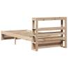 Wooden Bed Frame with Headboard - 75x190 cm Small Single