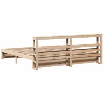 Super King Bed Frame with Headboard 180x200 cm | HipoMarket