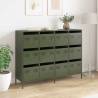 Stylish Olive Green Sideboard - 135x39x103.5 cm | Hipo Market