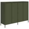 Stylish Olive Green Sideboard - 135x39x103.5 cm | Hipo Market