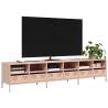  TV Cabinet Pink 202x39x43.5 cm Cold-rolled Steel Colour pink Quantity in Package 1 Width 202 cm 