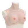 Silicone Breastplate Caucasian C Cup - Comfort & Realism