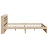 Wooden Bed Frame with Headboard 160x200 cm - HipoMarket