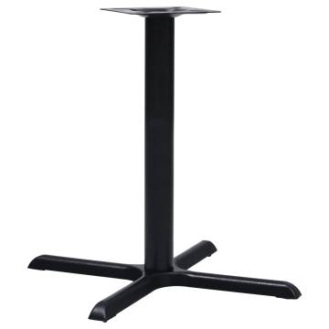 Bistro Table Leg Black 76x76x72 cm - Cast Iron Design