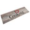  Kitchen Rug Washable Cooking Grey 60x180 cm Velvet Colour wood Size 60 x 180 cm Quantity in Package 1 