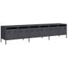 Stylish TV Cabinet Anthracite | Cold-Rolled Steel Storage Solution