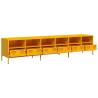 Stylish Mustard Yellow TV Cabinet - Durable Steel Design