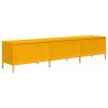 Stylish Mustard Yellow TV Cabinet - Durable Steel Design