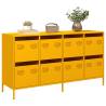  Sideboard Mustard Yellow 135x39x73.5 cm Cold-rolled Steel Colour yellow Quantity in Package 1 