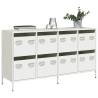  Sideboard White 135x39x73.5 cm Cold-rolled Steel Colour white Quantity in Package 1 