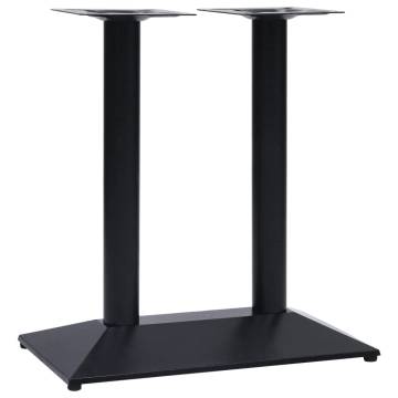 Bistro Table Leg Black - Industrial Cast Iron 70x40x72 cm