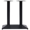 Bistro Table Leg Black - Industrial Cast Iron 70x40x72 cm