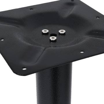 Bistro Table Leg Black - Industrial Cast Iron 70x40x72 cm