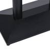 Bistro Table Leg Black - Industrial Cast Iron 70x40x72 cm