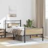 Sonoma Oak Bed Frame 75x190 cm | Stylish & Durable Design