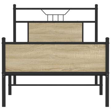 Sonoma Oak Bed Frame 75x190 cm | Stylish & Durable Design