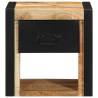 Bedside Cabinet 40x35x40 cm - Solid Mango Wood | Hipo Market