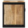 Bedside Cabinet 40x35x40 cm - Solid Mango Wood | Hipo Market