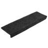 Self-Adhesive Stair Mats - 20 Pcs Black | HipoMarket UK