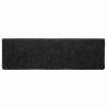 Self-Adhesive Stair Mats - 20 Pcs Black | HipoMarket UK