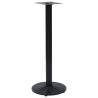 Bistro Table Leg Black Ø43x107 cm - Industrial Style