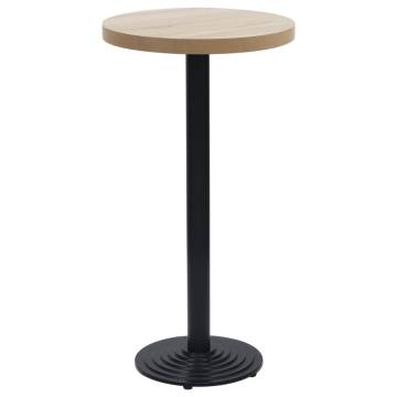 Bistro Table Leg Black Ø43x107 cm - Industrial Style