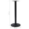 Bistro Table Leg Black Ø43x107 cm - Industrial Style