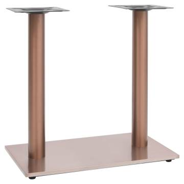 Bistro Table Leg Brass - Stylish Stainless Steel Design 70x40x72cm