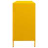 Mustard Yellow Sideboard - 135x39x73.5 cm Cold-Rolled Steel