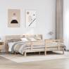 Super King Bed Frame with Headboard - 180x200 cm | HipoMarket