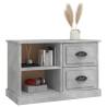 Stylish Concrete Grey TV Cabinet - 73x35.5 cm | HipoMarket