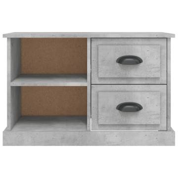 Stylish Concrete Grey TV Cabinet - 73x35.5 cm | HipoMarket