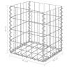 Gabion Baskets 2 pcs Galvanised Steel - 30x30x40 cm | HipoMarket