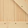 NARVIK Solid Pine Wood Door 100x210 cm - HipoMarket