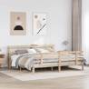 Super King Bed Frame with Headboard - 180x200 cm | HipoMarket