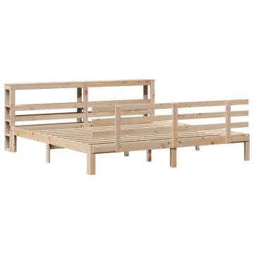 Super King Bed Frame with Headboard - 180x200 cm | HipoMarket