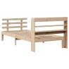 Stylish Bed Frame with Headboard - 100x200 cm | Hipo Market