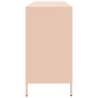 Stylish Pink Sideboard 135x39 cm - Durable Cold-rolled Steel