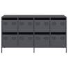 Stylish Anthracite Sideboard - Cold-rolled Steel 135x39x73.5 cm