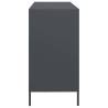 Stylish Anthracite Sideboard - Cold-rolled Steel 135x39x73.5 cm