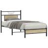 Sonoma Oak Bed Frame 90x190 cm - Stylish & Durable Design