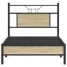 Sonoma Oak Bed Frame 90x190 cm - Stylish & Durable Design