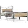 Sonoma Oak Bed Frame 100x190 cm - Stylish & Durable Design