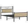 Sonoma Oak Bed Frame 100x190 cm - Stylish & Durable Design