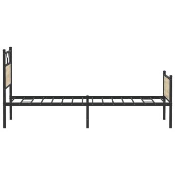 Sonoma Oak Bed Frame 100x190 cm - Stylish & Durable Design