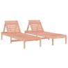 Sun Loungers 2 pcs - Solid Douglas Wood | Hipomarket