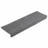 Self-Adhesive Stair Mats - 20 Pcs Light Grey (65x21 cm)