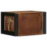 Multicolour Bedside Cabinet - Solid Wood Reclaimed | 40x35x25 cm