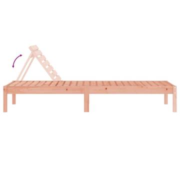 Sun Loungers 2 pcs - Solid Douglas Wood | Hipomarket